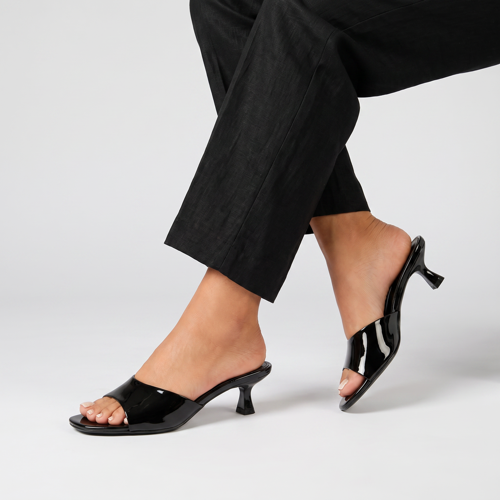 Women's Open Toe Slide Heels