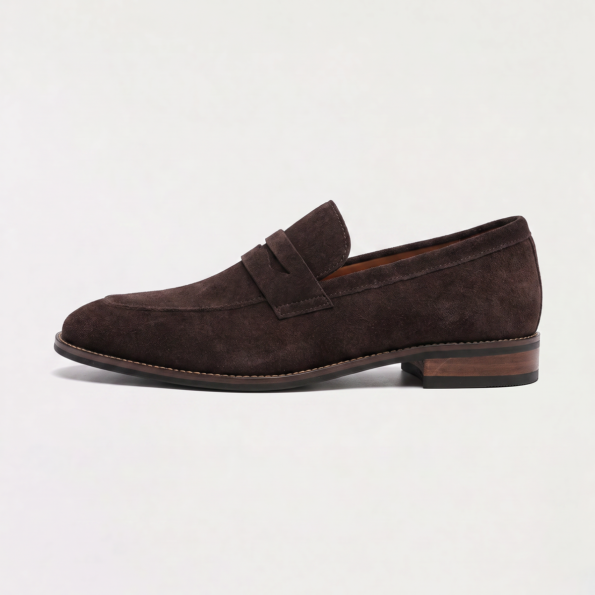 Men's Nubuck Penny Loafers