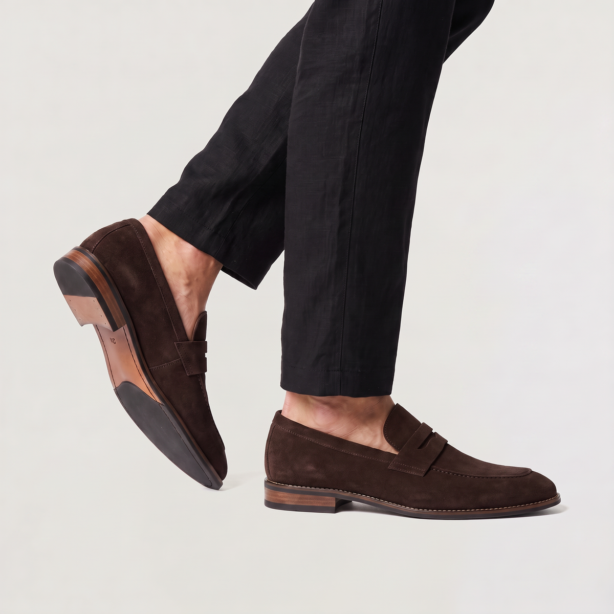 Men's Nubuck Slip-On Loafers