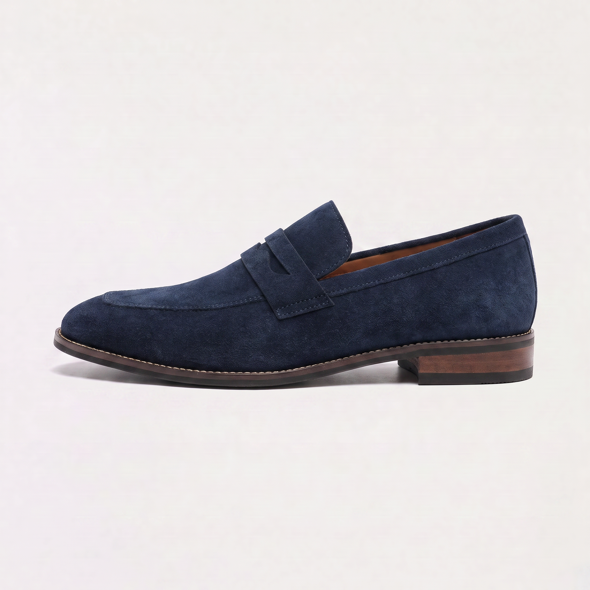 Men's Nubuck Penny Loafers