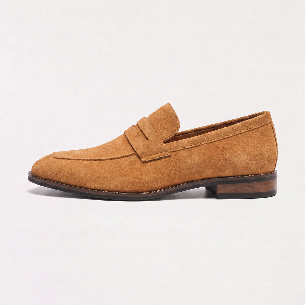 Men's Nubuck Penny Loafers