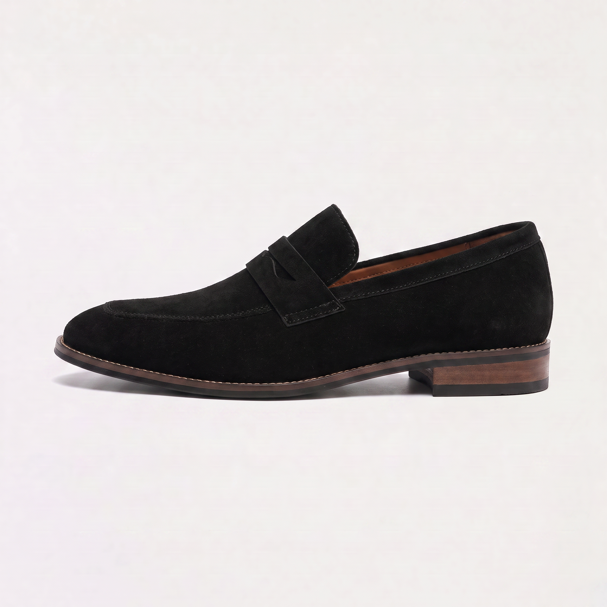 Men's Nubuck Penny Loafers