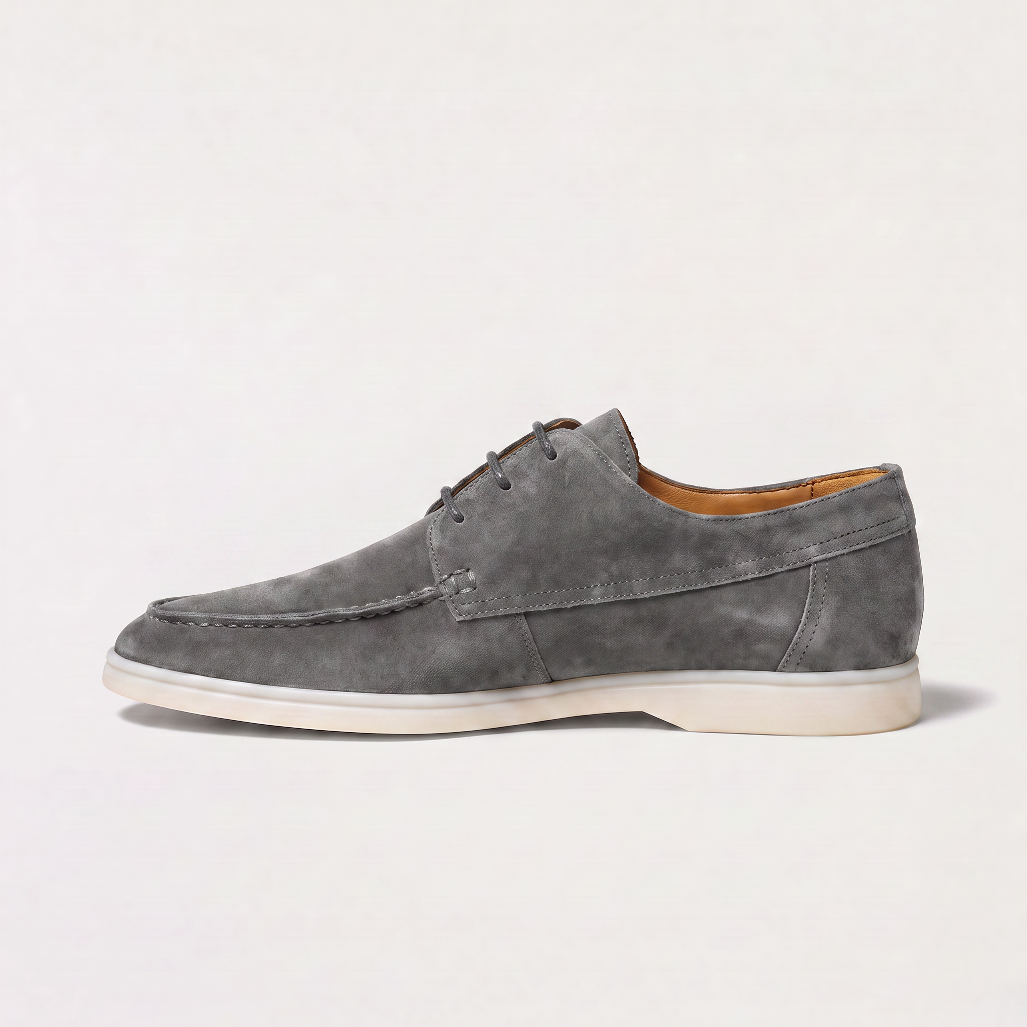 Men's Classic Suede Lace-Up Loafers