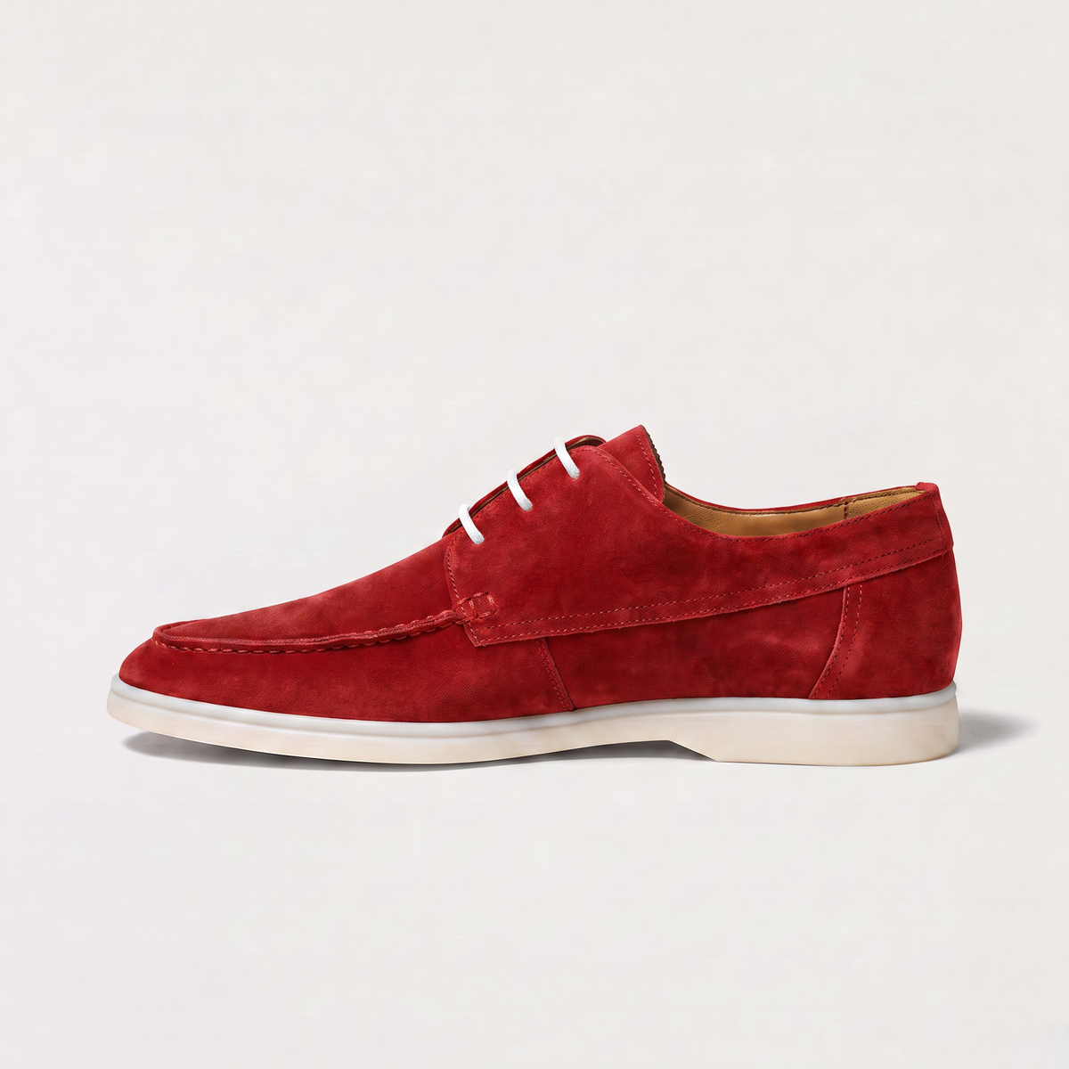 Men's Classic Suede Lace-Up Loafers