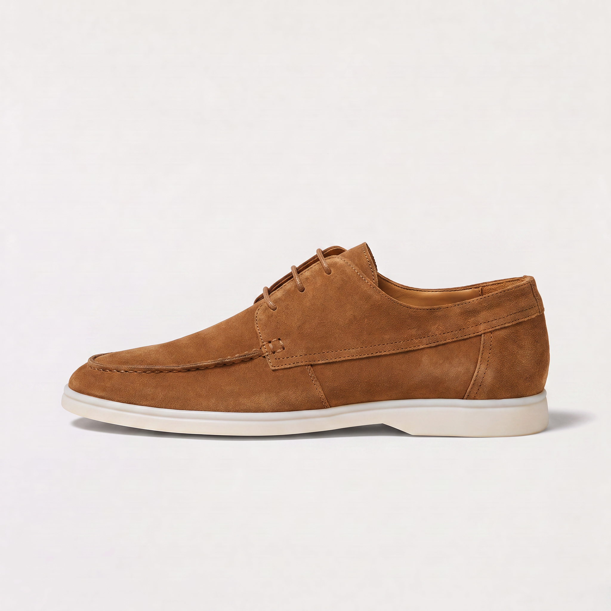 Men's Classic Suede Lace-Up Loafers