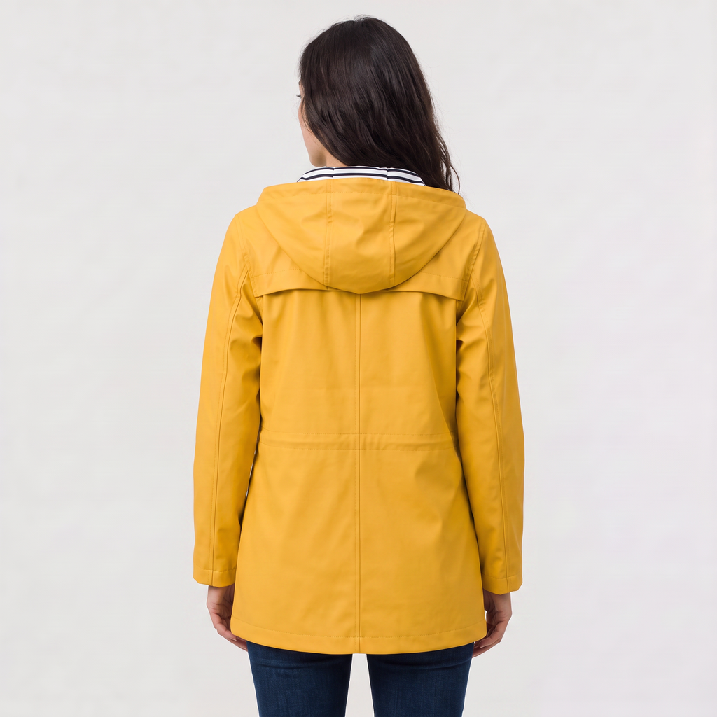 Women's Waterproof Hooded Coat - Rain Jacket