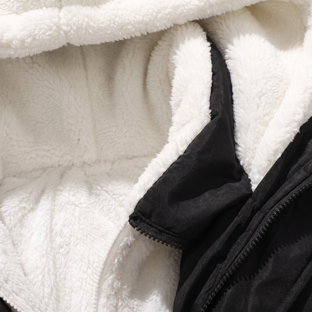 Women's Sherpa-Lined Hooded Puffer Jacket