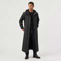 Men's Extra Long Hooded Raincoat