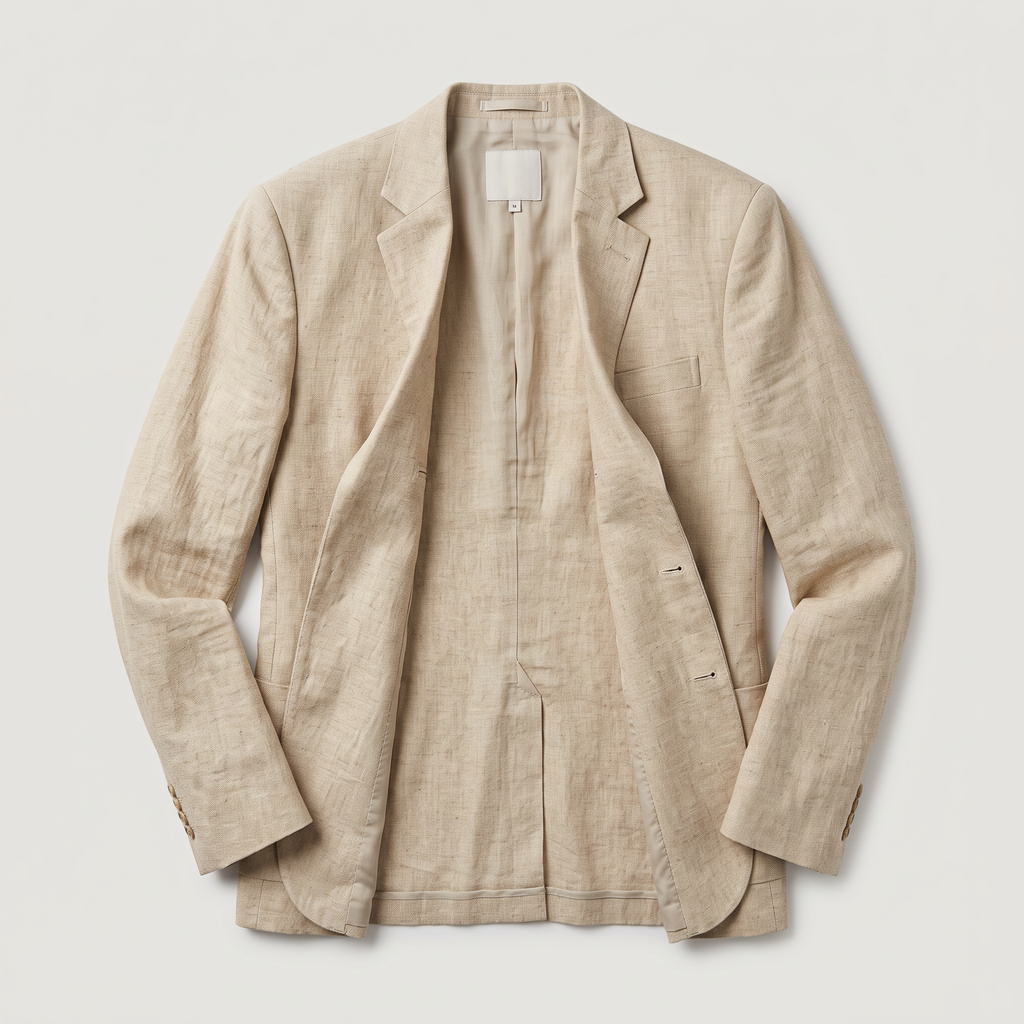 Men's Linen-Blend Relaxed Blazer