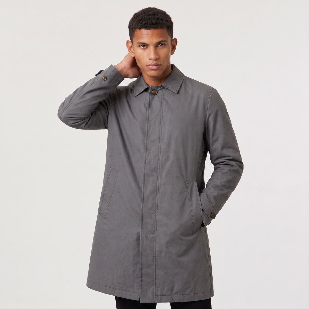 Men's Lightweight Water-Proof Trench Coat