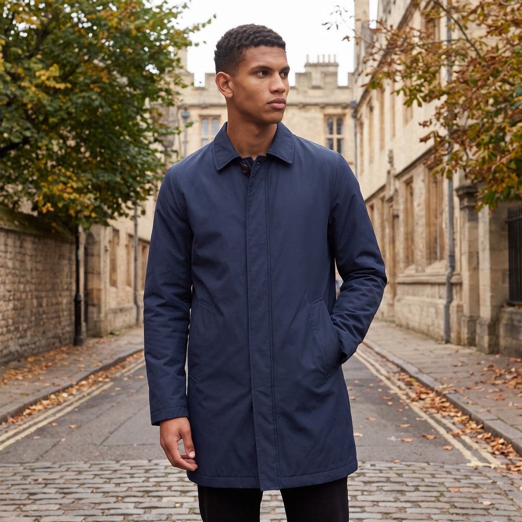 Men's Lightweight Water-Proof Trench Coat