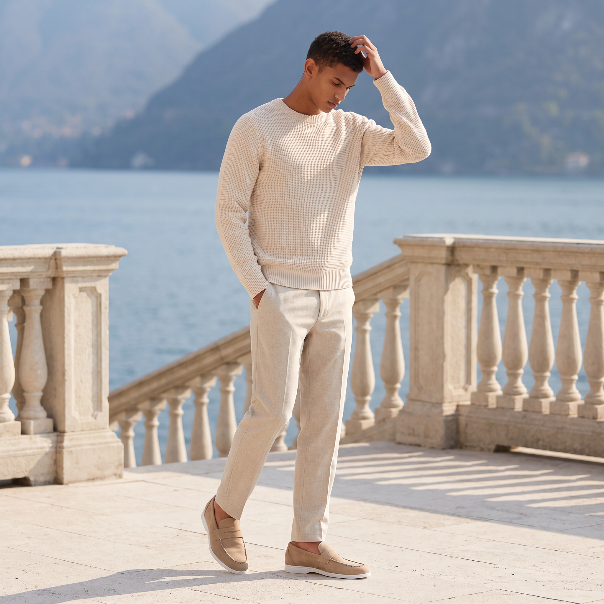 Men's Classic Leather Slip-On Loafers