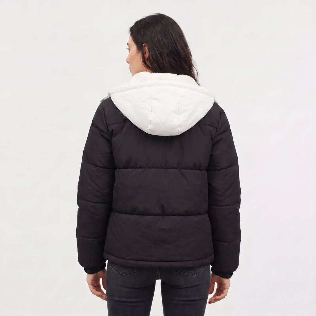 Women's Hooded Quilted Puffer Jacket
