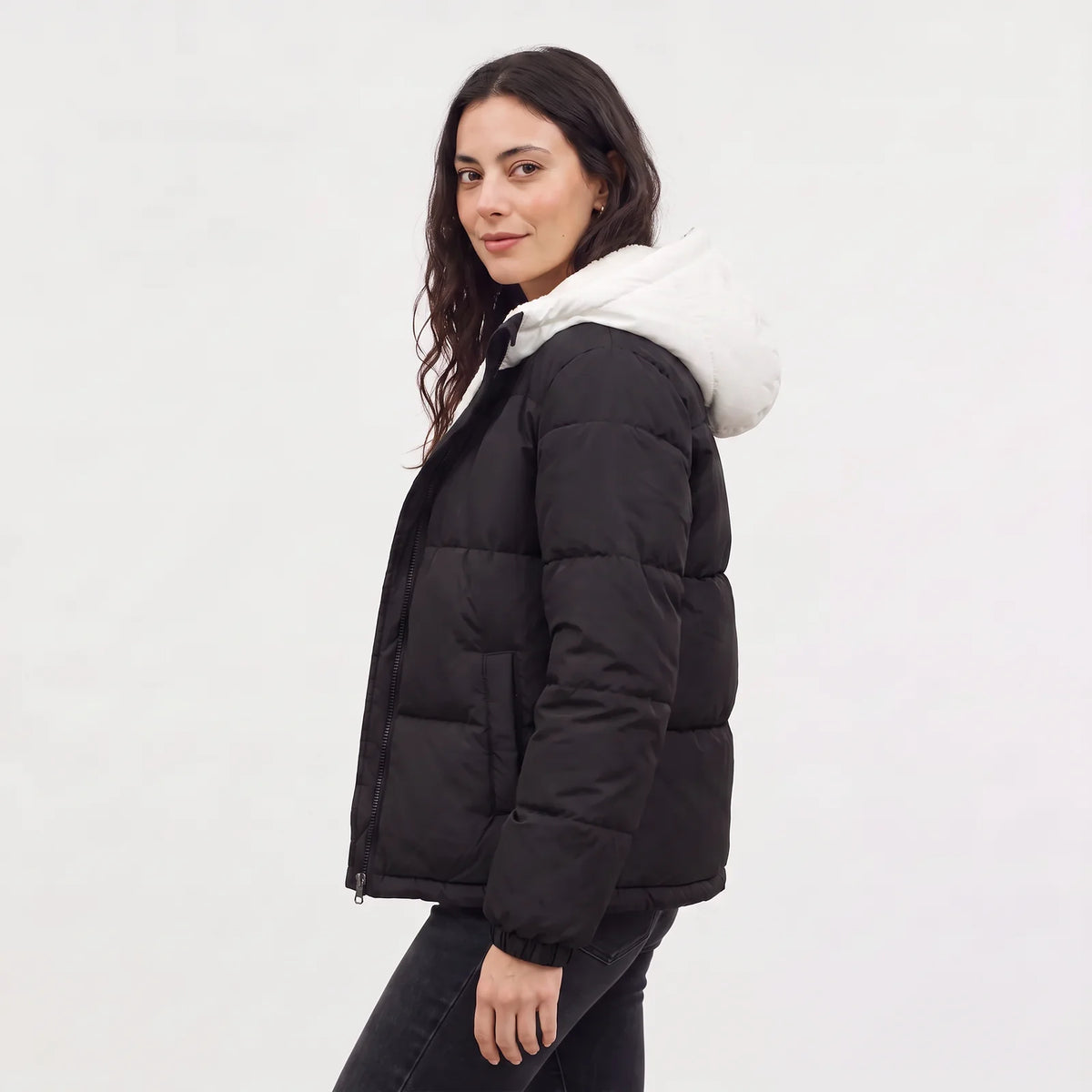 Women's Hooded Quilted Puffer Jacket