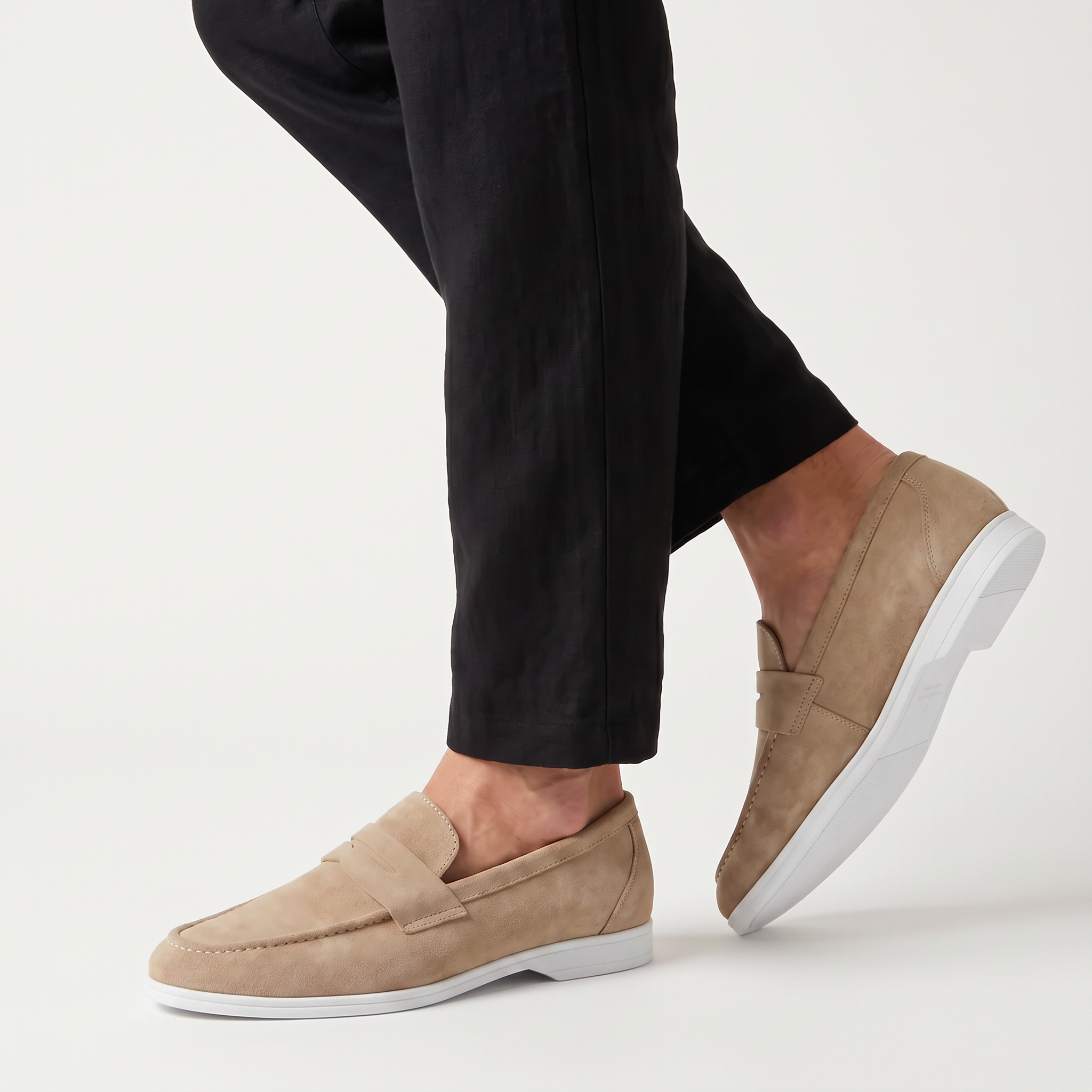 Men's Classic Leather Slip-On Loafers
