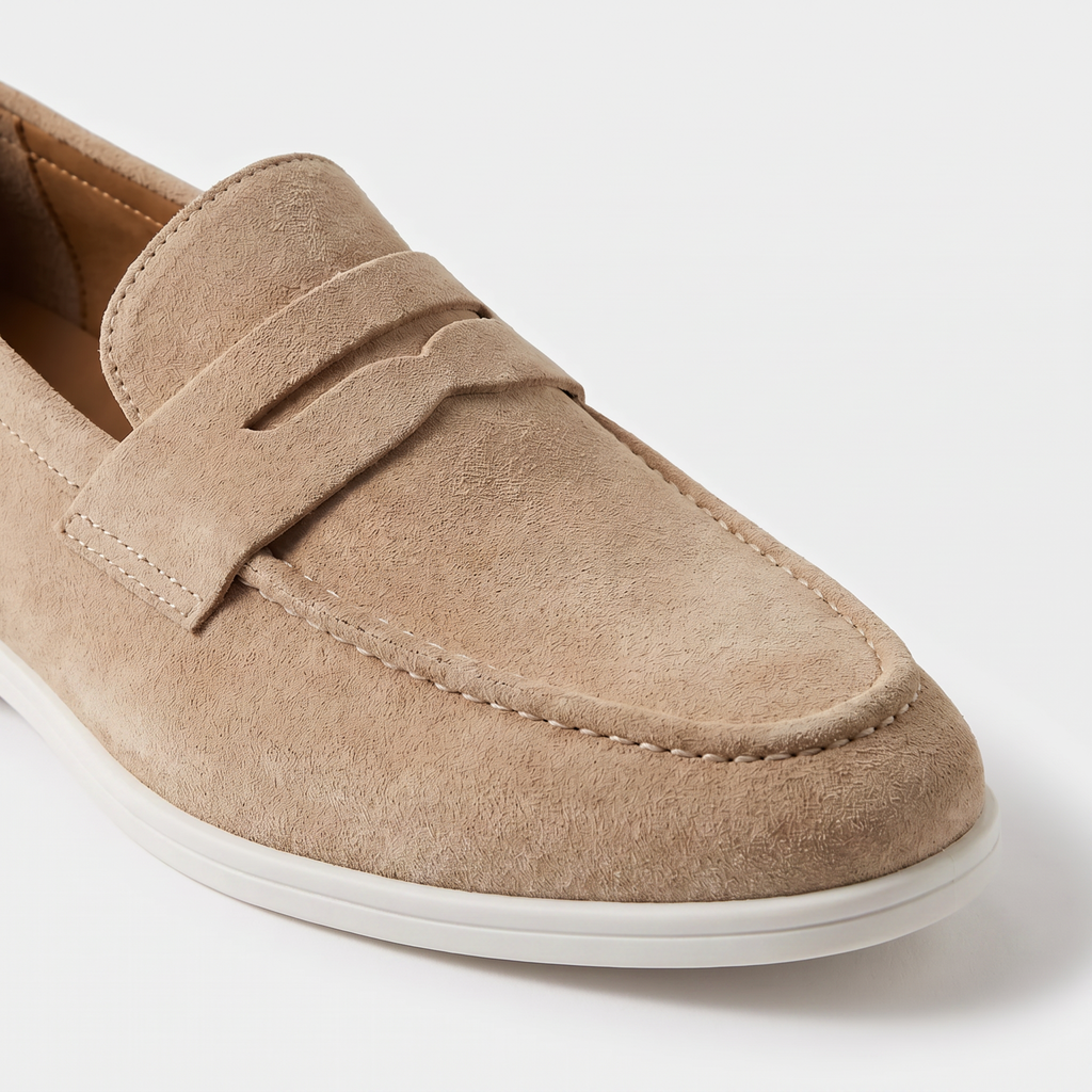 Men's Classic Leather Slip-On Loafers