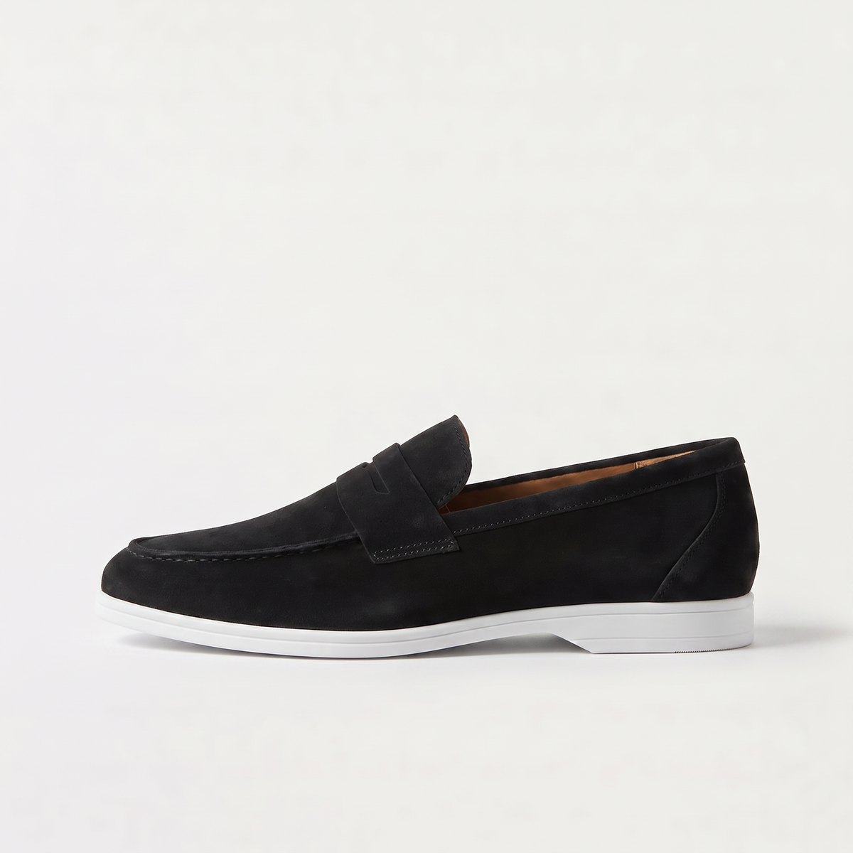 Men's Classic Leather Slip-On Loafers