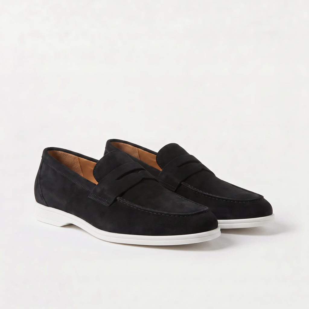 Men's Classic Leather Slip-On Loafers