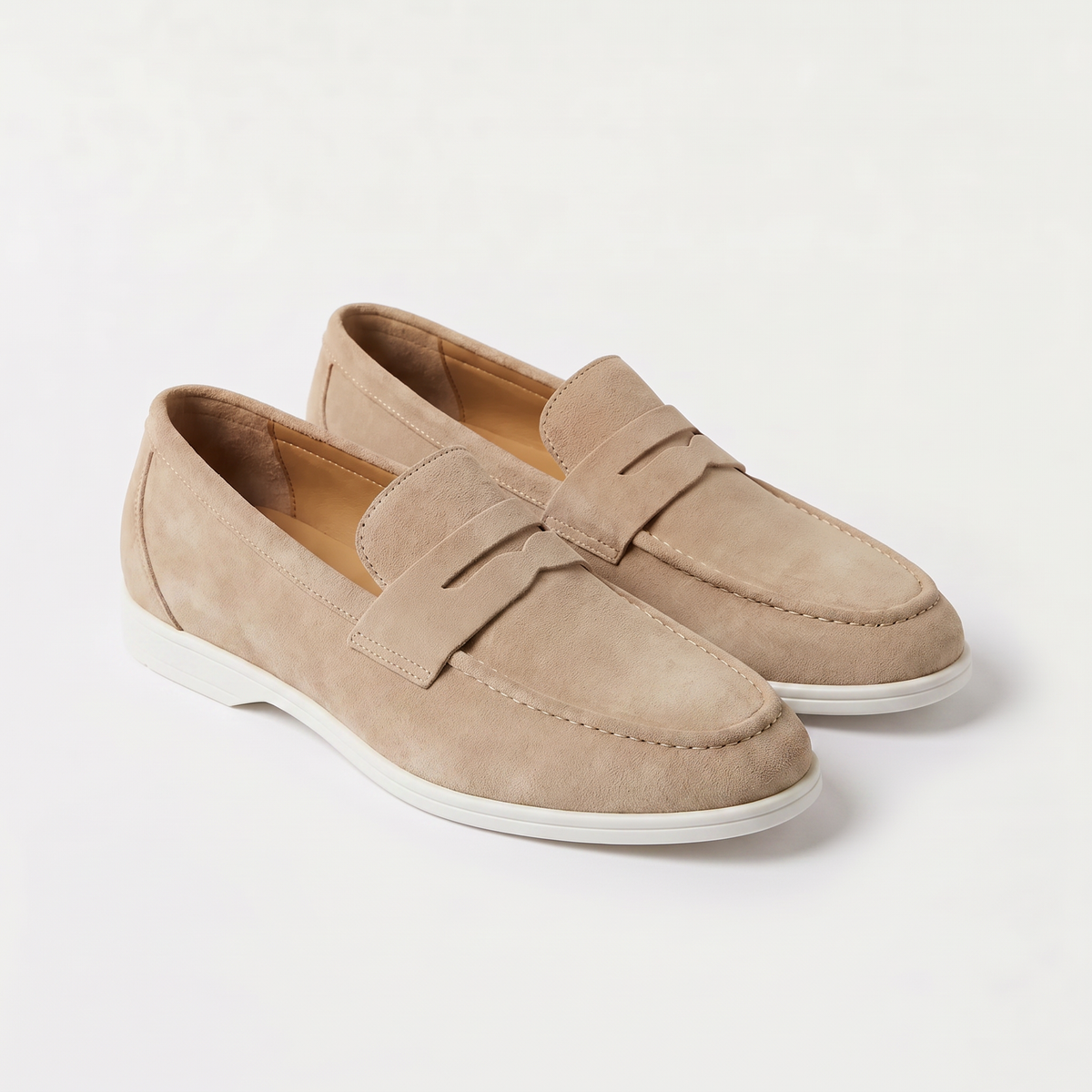 Men's Leather Slip-On Casual Loafers